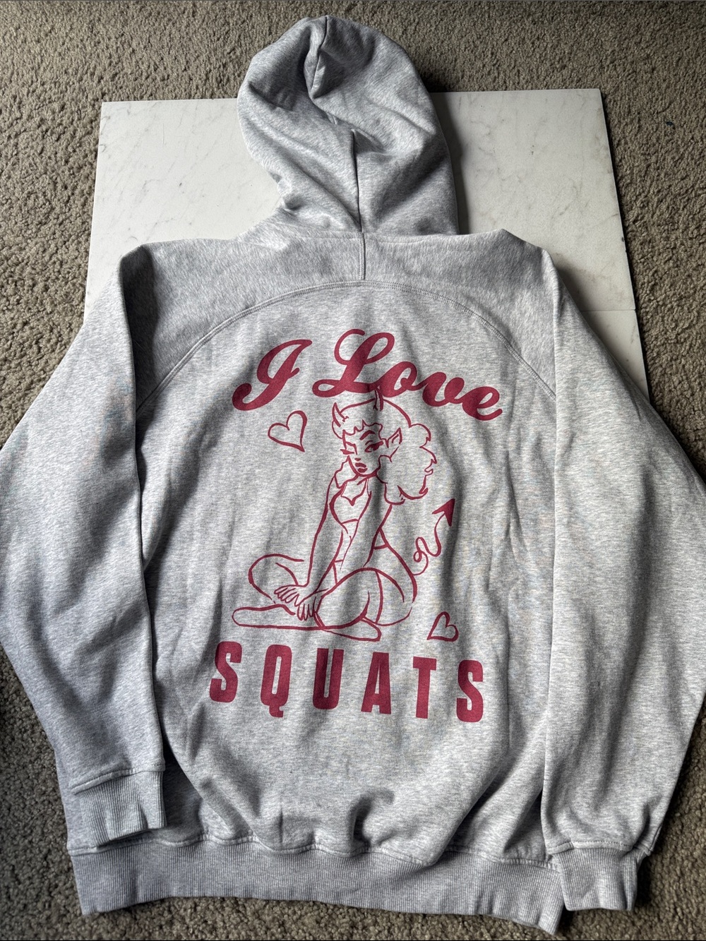 Gymshark oversized graphic hoodie - size small
